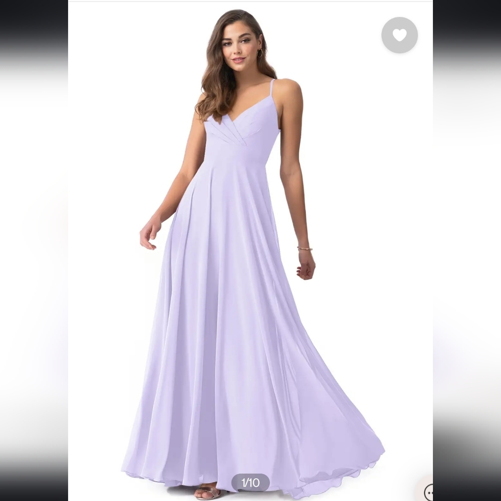 NWT Azazie Avelina Lilac Dress